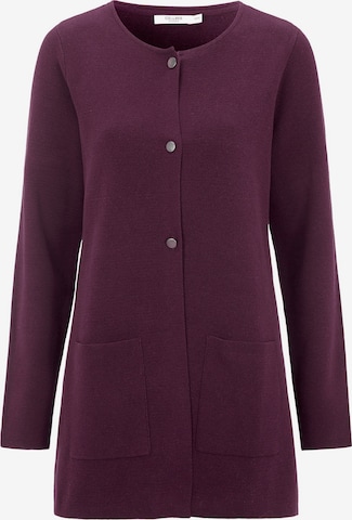 Cardigan Cellbes of Sweden en violet : devant