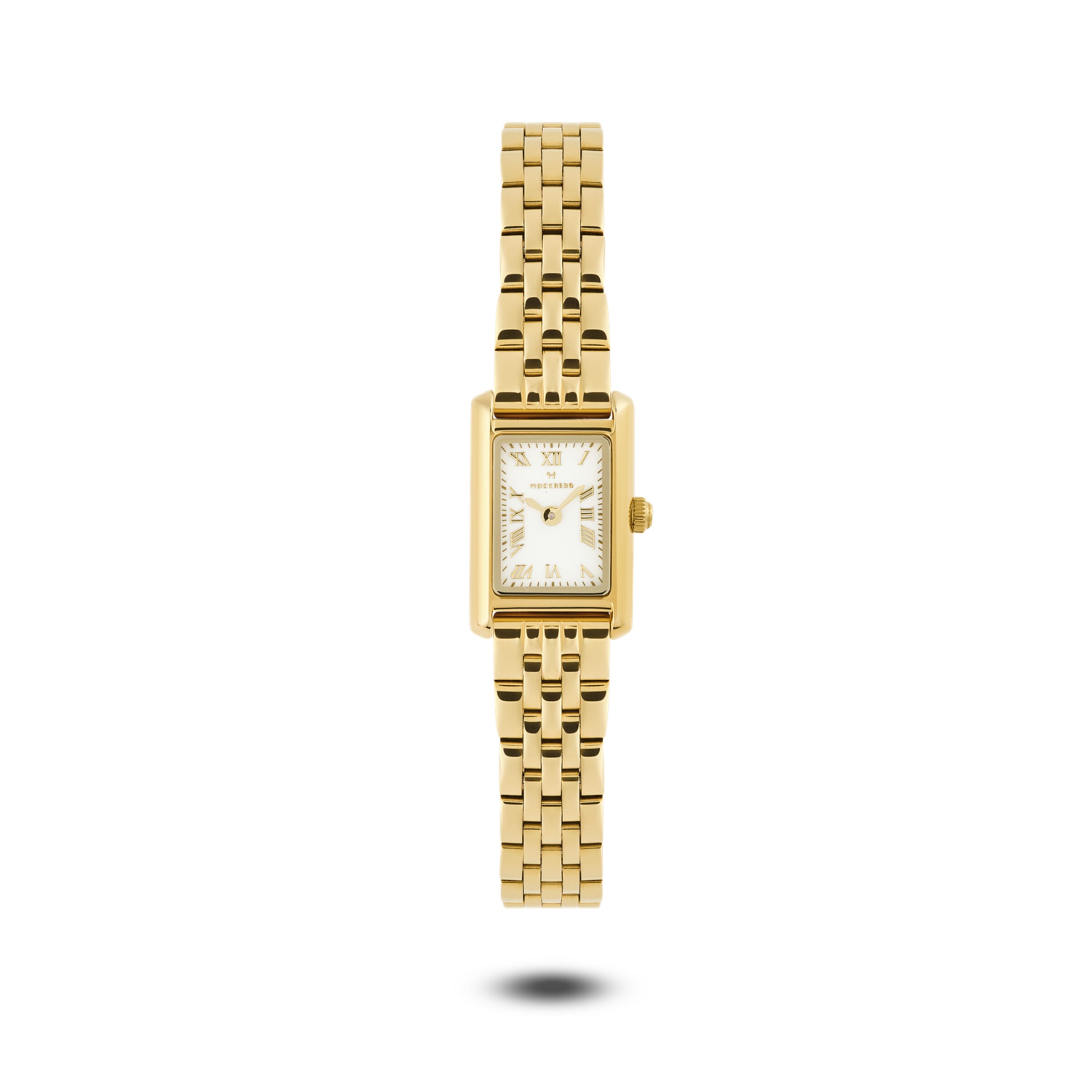 Mockberg Analog Watch in Gold: front