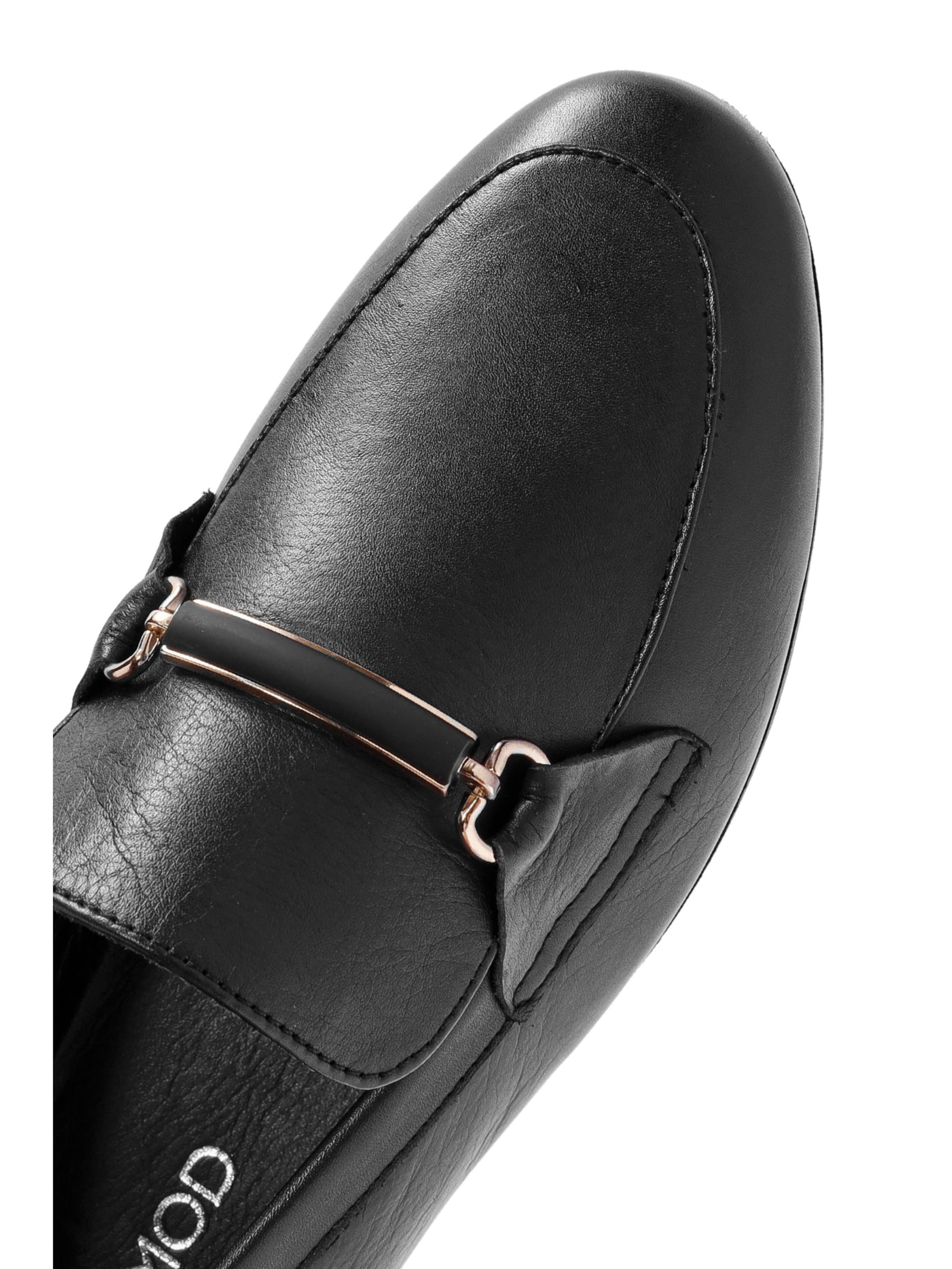 Derimod Slipper in Schwarz