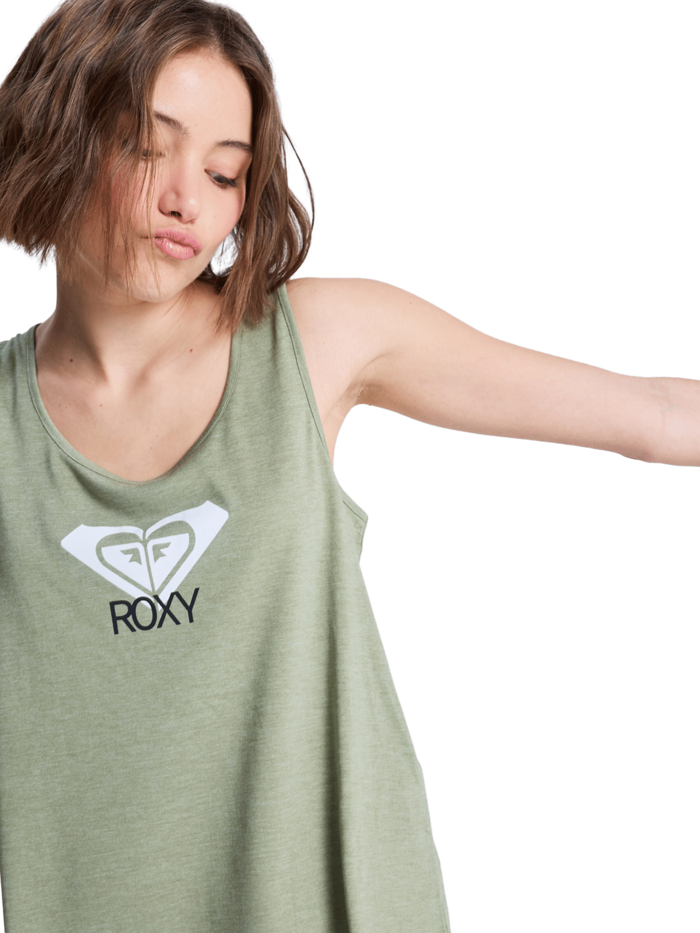 ROXY Top 'Surfclassic' in Green