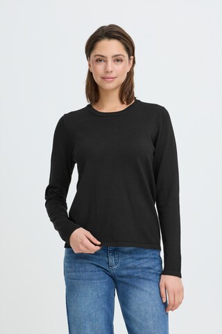 ICHI - Camiseta 'IHLuls' en negro: frente