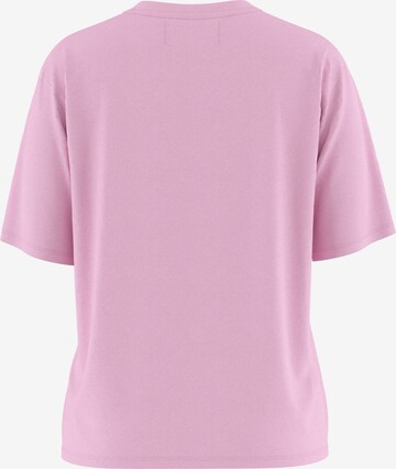 SELECTED FEMME T-shirt 'VILJA' i rosa