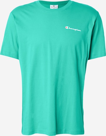 Champion Authentic Athletic Apparel T-Shirt in Grün: Vorderseite