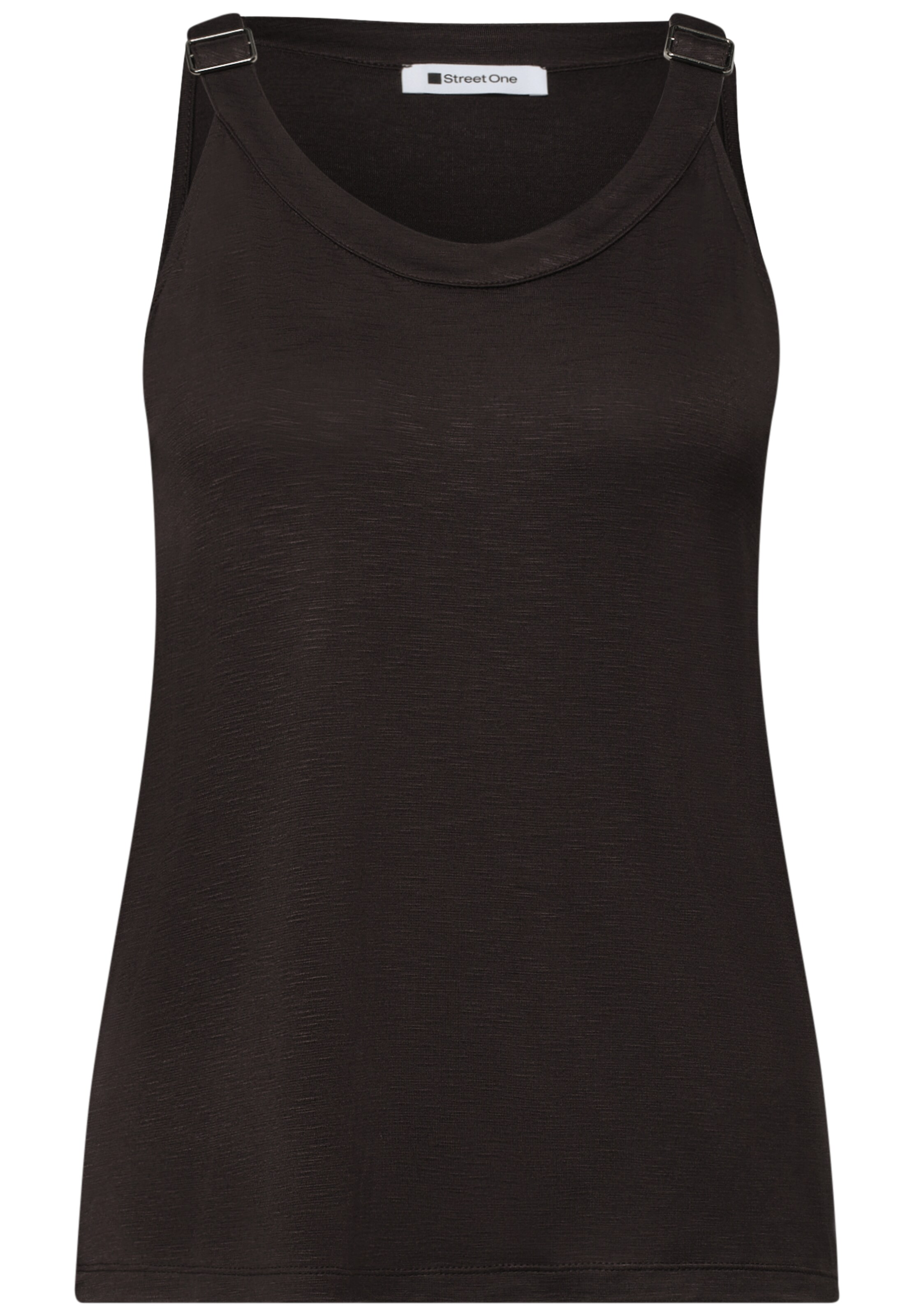STREET ONE Top in Braun: Vorderseite