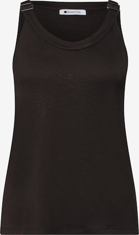 STREET ONE Top in Braun: Vorderseite