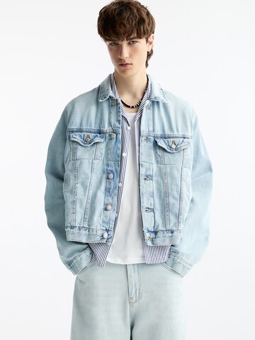 Pull&Bear Tussenjas in Blauw: voorkant