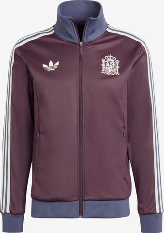 ADIDAS PERFORMANCE Trainingsjacke 'Spanien Beckenbauer' in Lila: predná strana