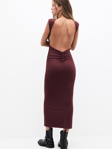 Pull&Bear Kleid in Rot