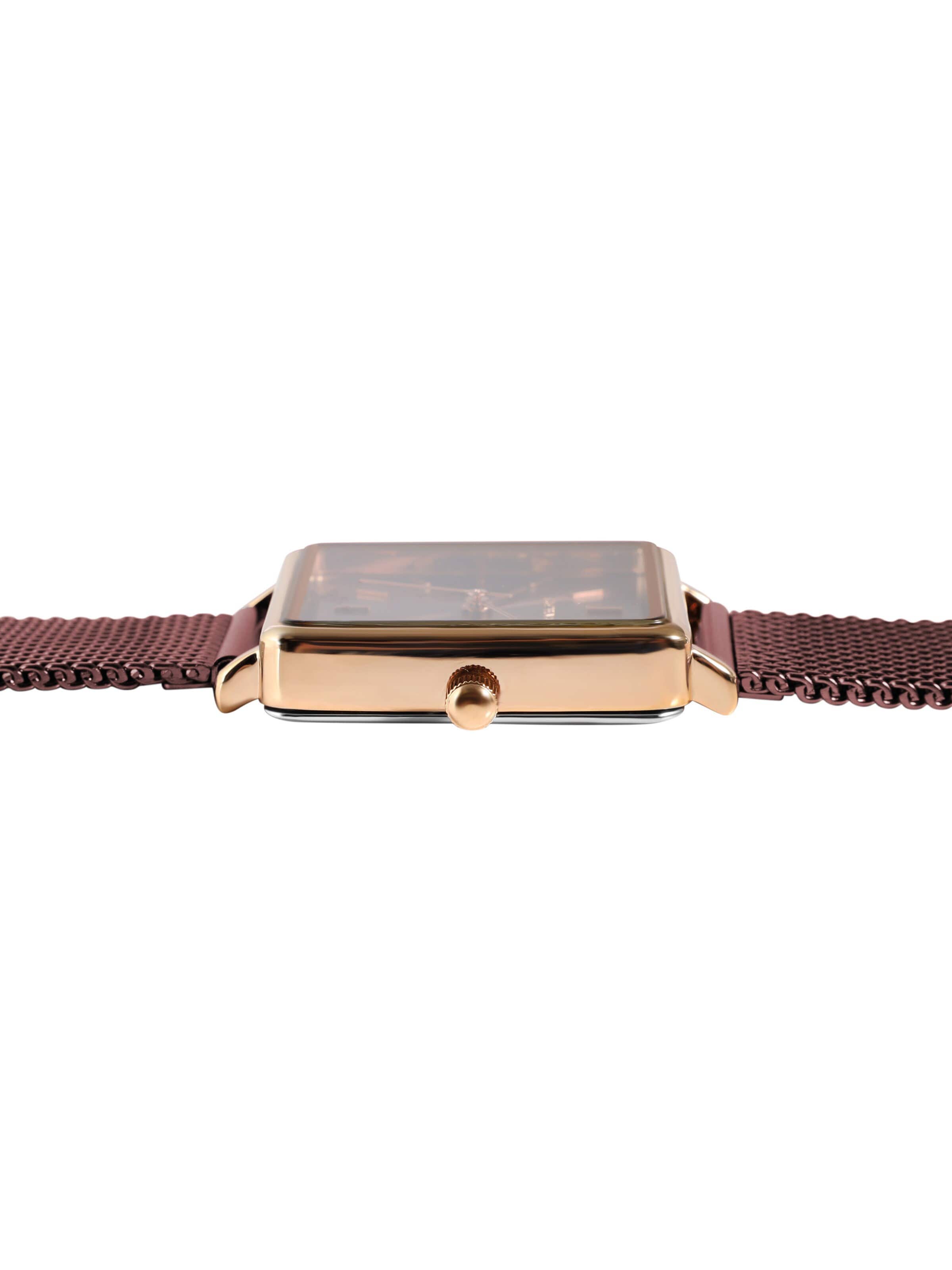 Just Watch Analog Watch 'Sienna, Datumsanzeige' in Red