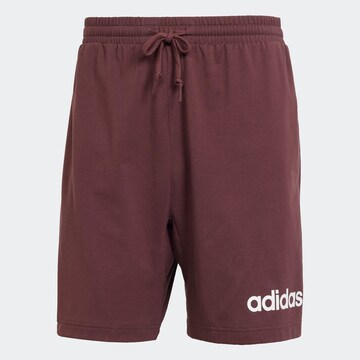ADIDAS SPORTSWEAR - Loosefit Calças de desporto em vermelho: frente