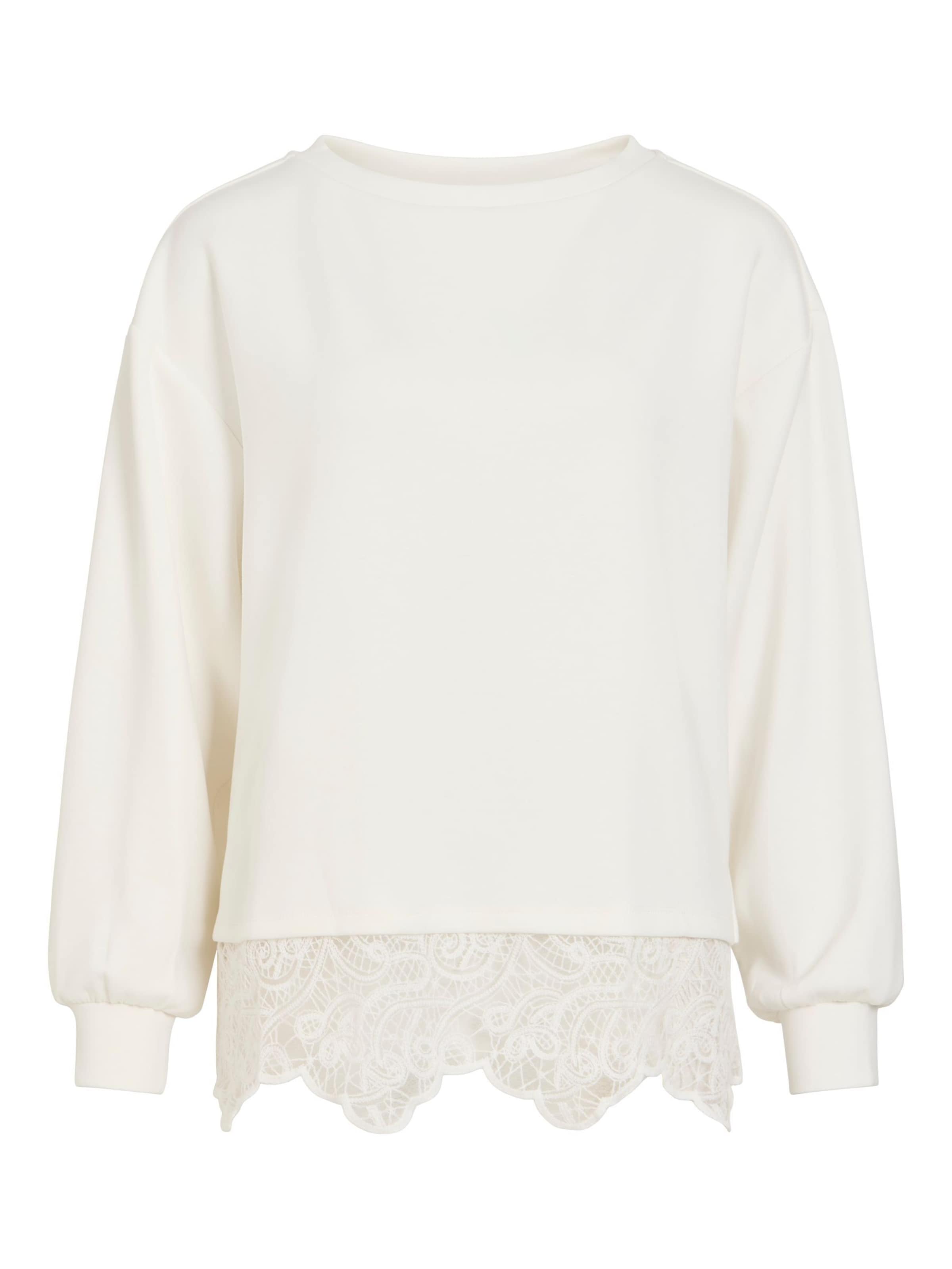 VILA Sweatshirt 'SIF' i hvid: forside