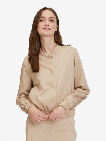 Betty & Co Between-Season Jacket in Beige: front