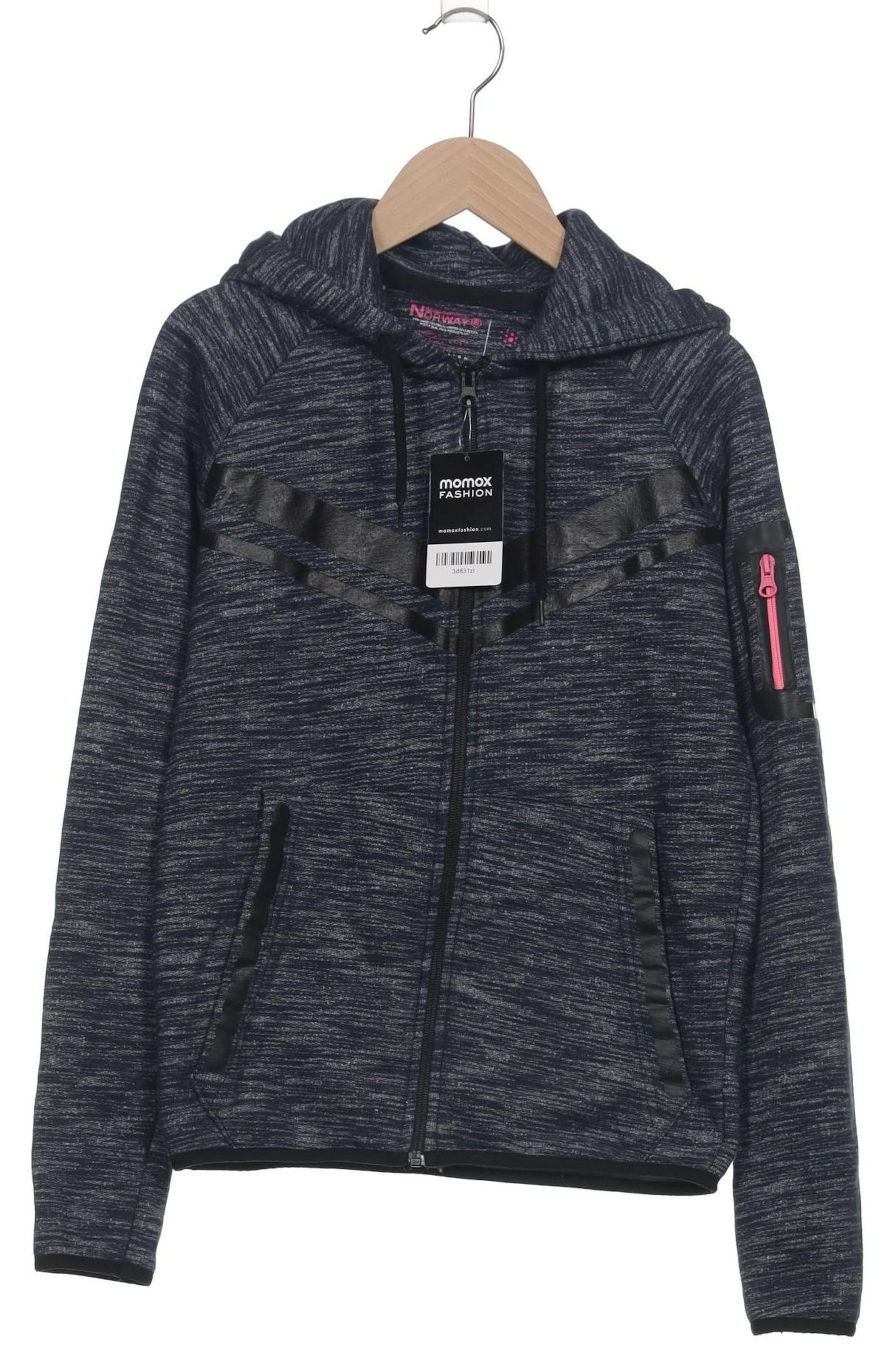 GEOGRAPHICAL NORWAY Kapuzenpullover M in Blau: Vorderseite