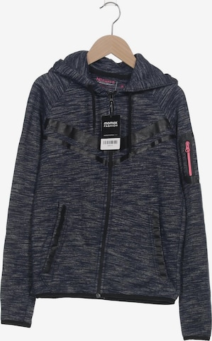 GEOGRAPHICAL NORWAY Kapuzenpullover M in Blau: Vorderseite