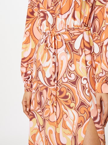 Nasty Gal Shirt Dress in Orange