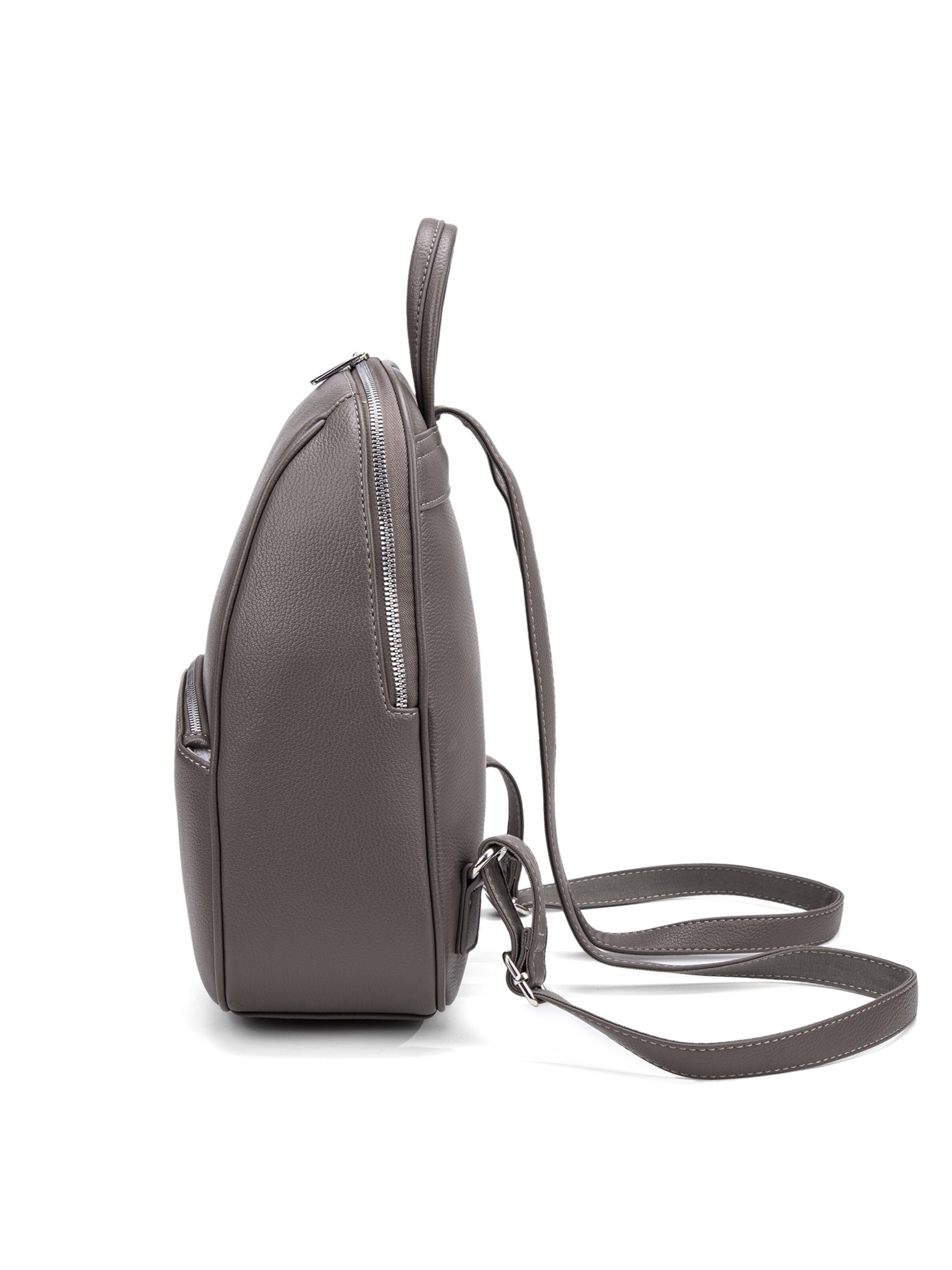 Zaino 'Zaino donna Oriana Nova pelle vegana PU' di David Jones in grigio