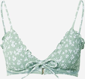 HOLLISTER Bikinitop in Groen: voorkant