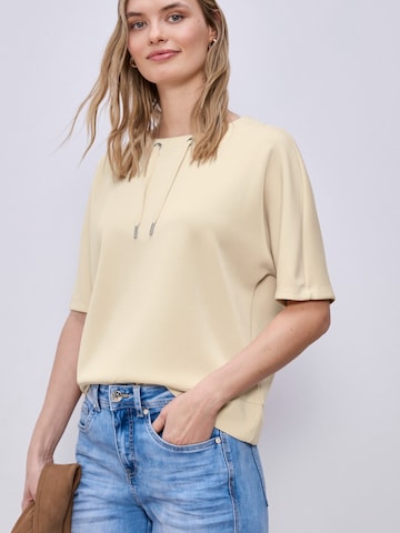 Tricou de la STREET ONE pe bej: față