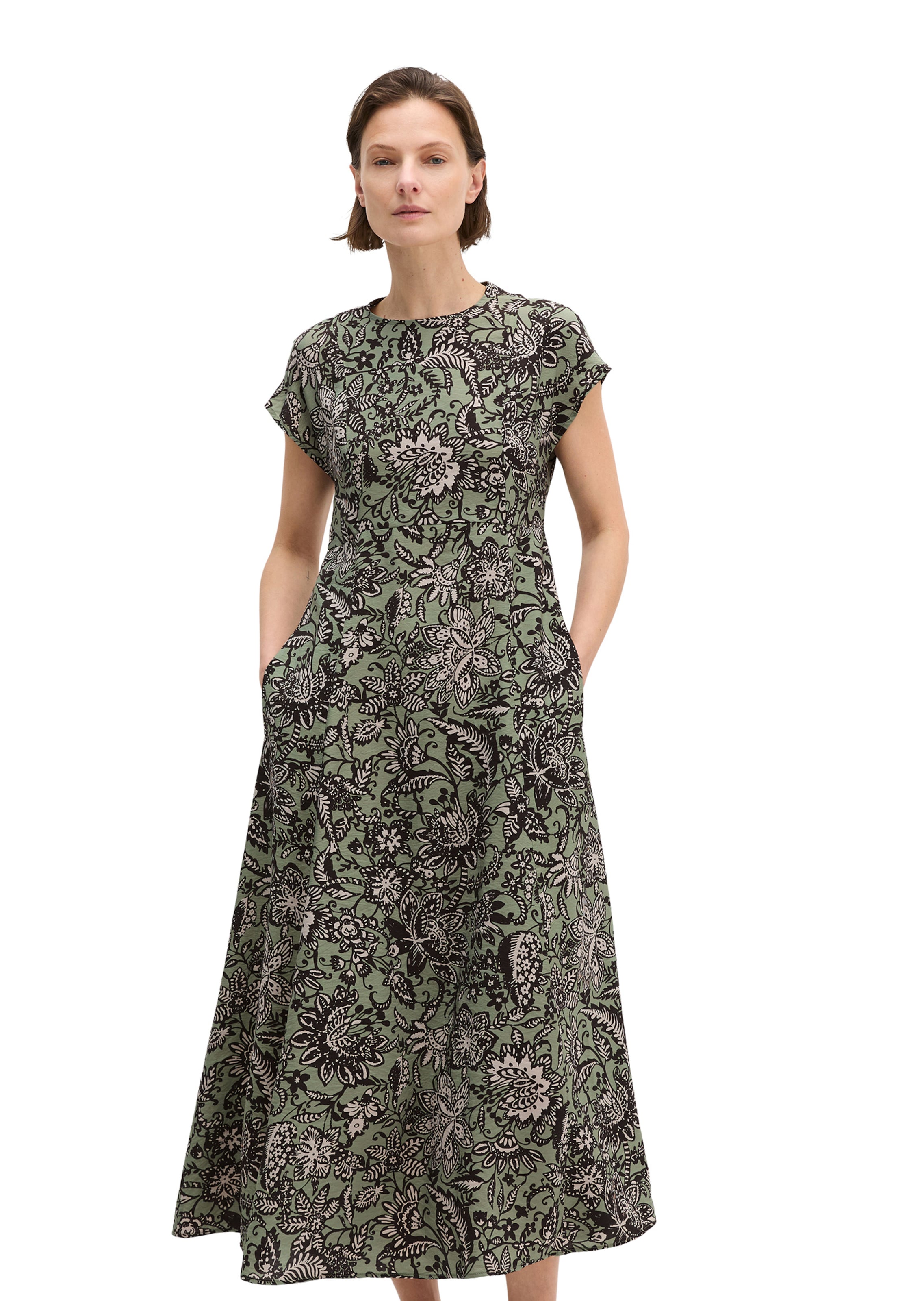 Marc O'Polo Kleid in Grün: Vorderseite