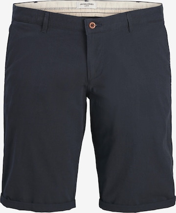 Jack & Jones Plus - Pantalón chino en azul: frente