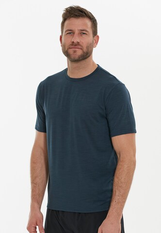 ENDURANCE Functioneel shirt 'Peako' in Blauw: voorkant