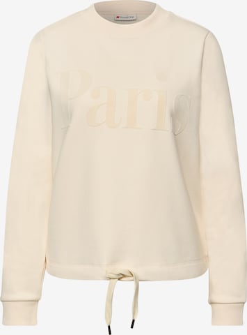 smėlio STREET ONE Megztinis be užsegimo: priekis