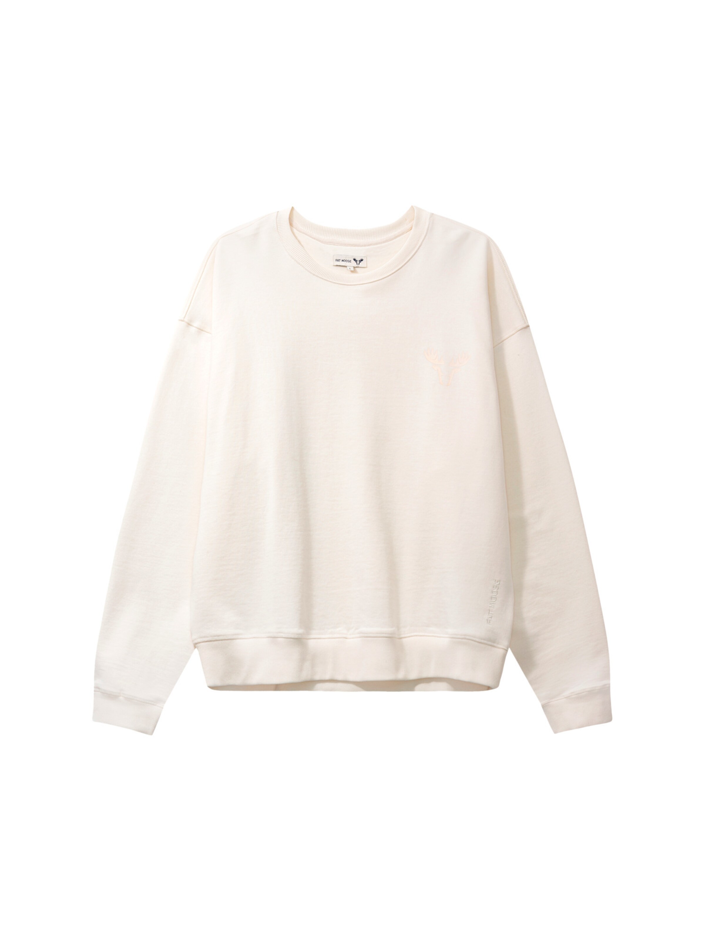 Fat Moose Sweatshirt 'Josh' in Beige: voorkant
