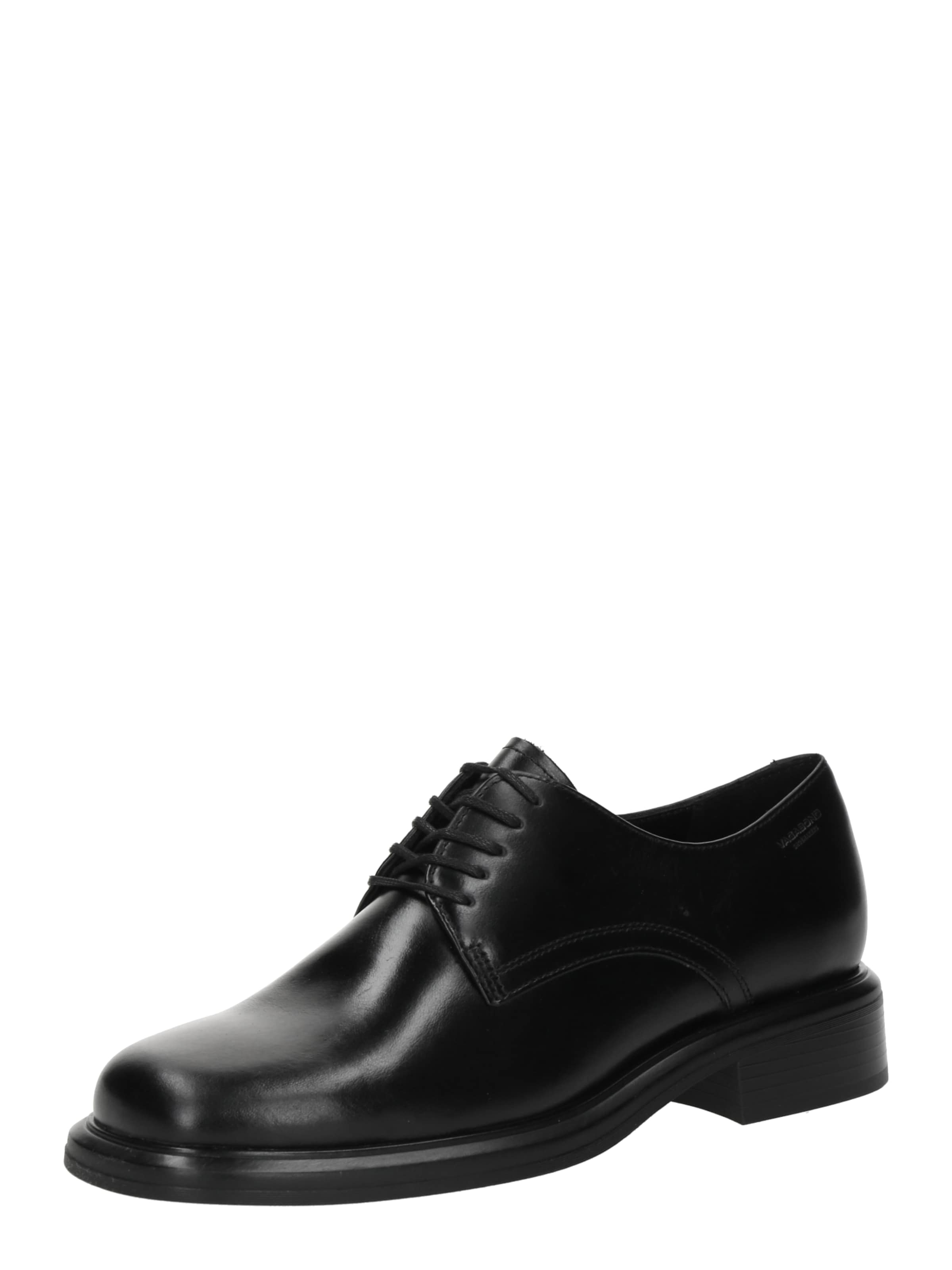 VAGABOND SHOEMAKERS Δετό παπούτσι 'ELLIS' σε μαύρο: μπροστά