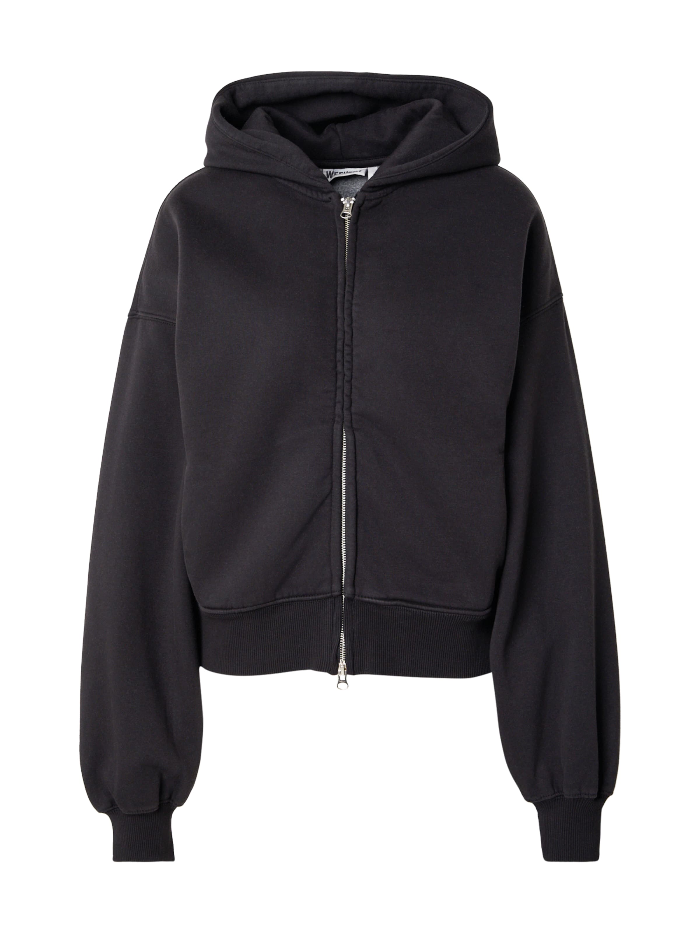 WEEKDAY Jopa na zadrgo 'Yoshi' | črna barva: sprednja stran