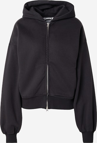 WEEKDAY Кофта на молнии 'Yoshi' в Черный: спереди