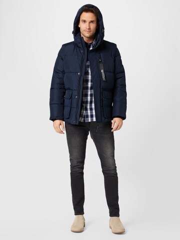 TOM TAILOR Regular fit Overhemd in Blauw