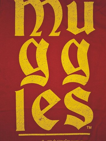 Maglietta 'Harry Potter Muggles' di Rockshirts in rosso