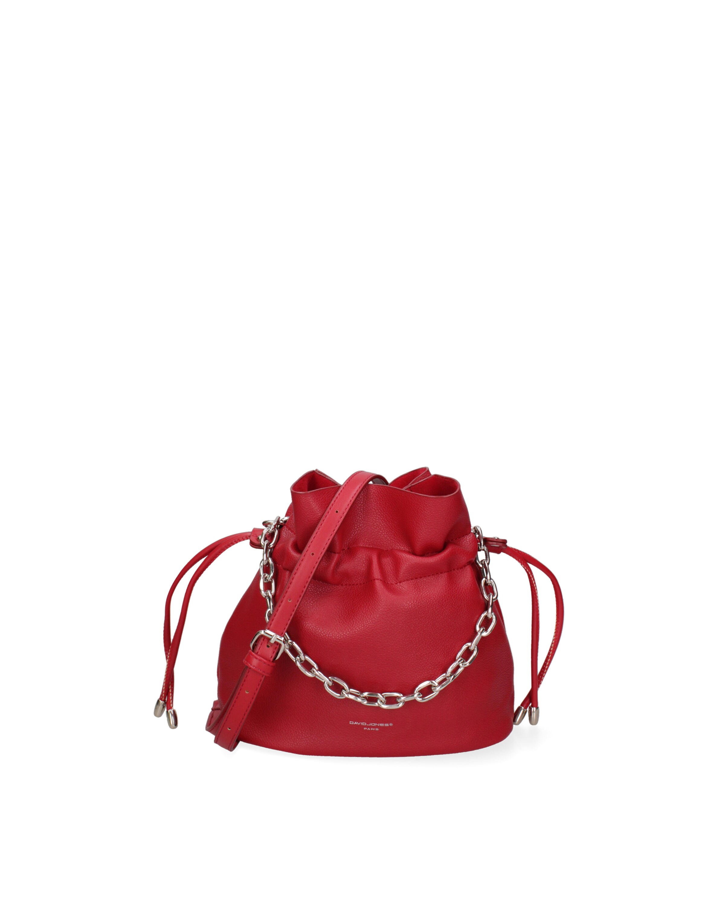 Borsa a sacco di David Jones in rosso: frontale