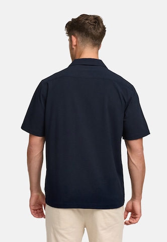 INDICODE JEANS Regular fit Overhemd 'INDaminos' in Blauw