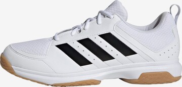 Chaussure de sport 'Ligra 7' ADIDAS PERFORMANCE en blanc : devant