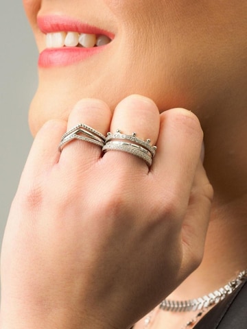 THE GEM STORIES JEWELRY - Anillo 'V Rings Triple Set' en plata