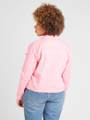 ONLY Carmakoma Демисезонная куртка 'WESPA' в Ярко-розовый