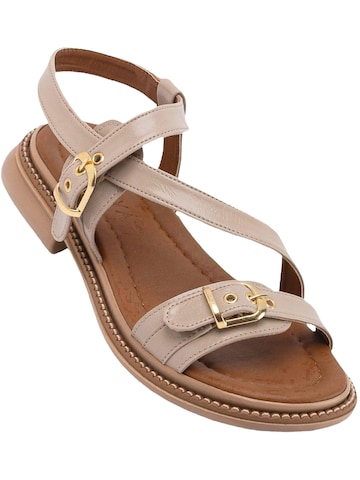 Limoya Sandaal 'Maggy' in Beige: voorkant