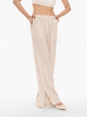 4TAILORS Loosefit Bukser i beige