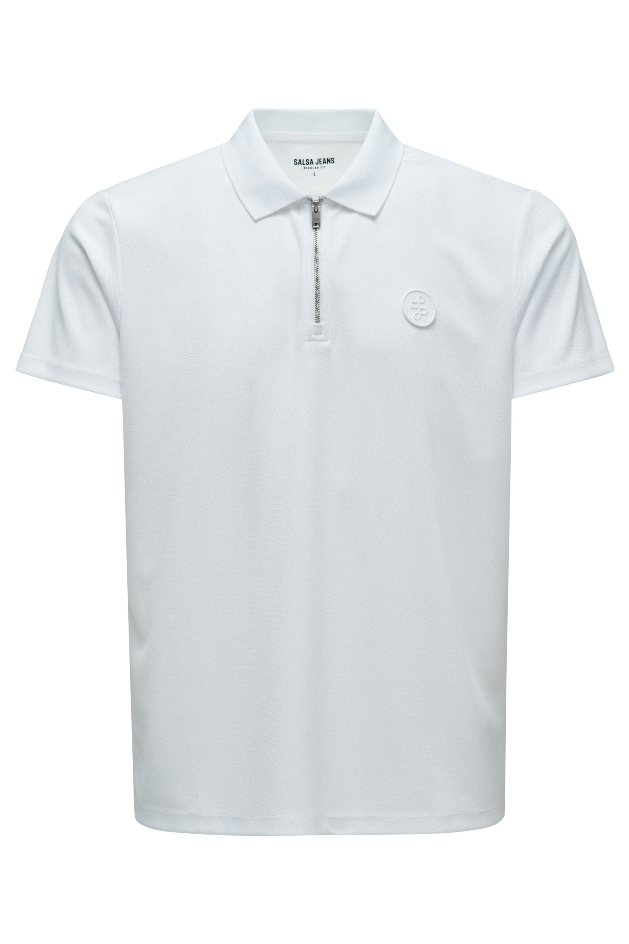 Salsa Jeans Shirt in Wit: voorkant