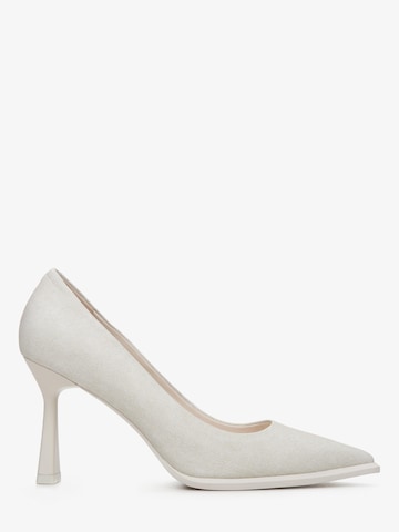 Estro Pumps met hoge voorkant '532-801' in Beige