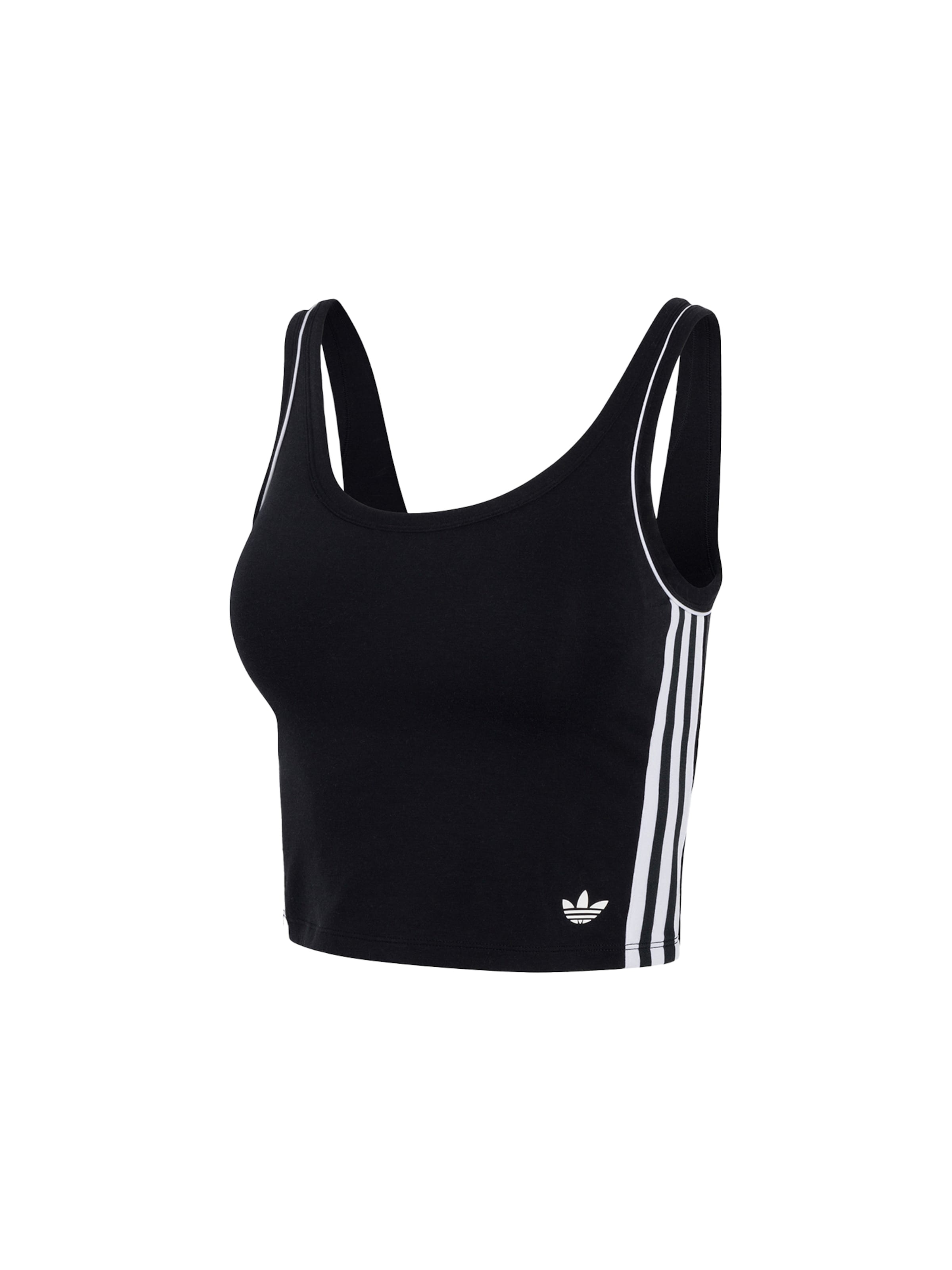 ADIDAS ORIGINALS Sports top in Black: front