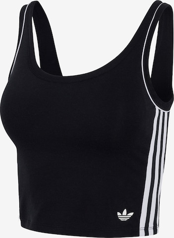 ADIDAS ORIGINALS Sports top in Black: front