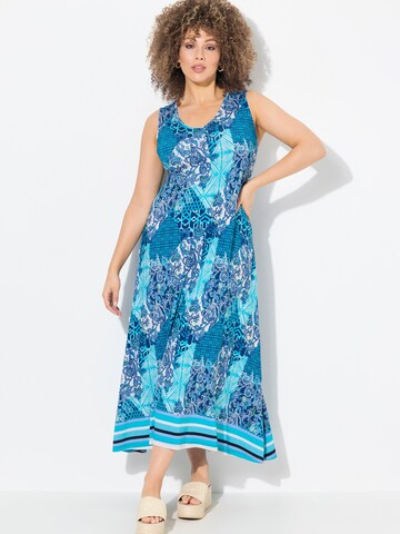 Ulla Popken - Vestido en azul: frente