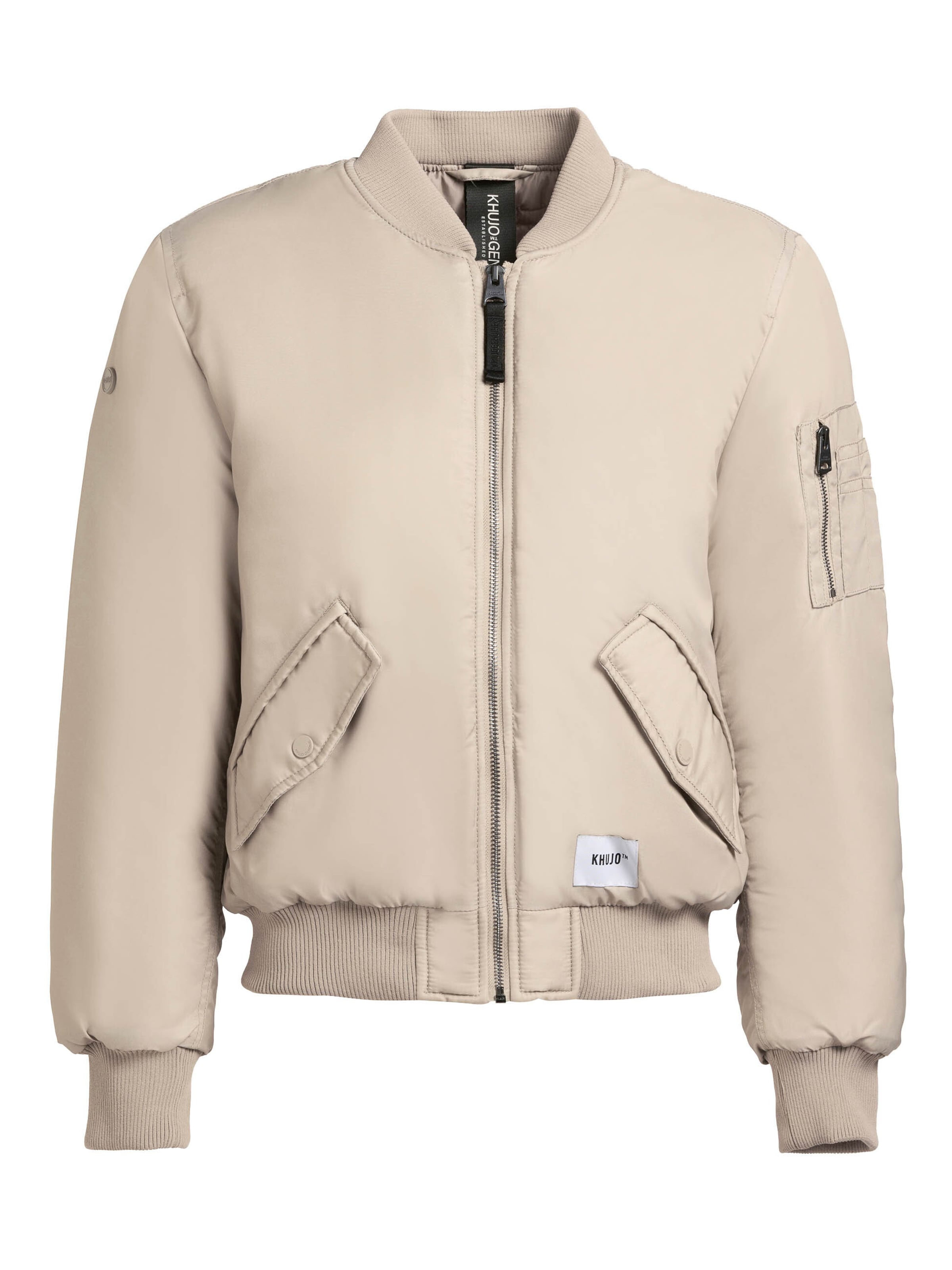 khujo Casaco meia-estação 'Kasia' em bege, Vista do artigo