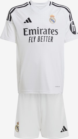 ADIDAS PERFORMANCE Trainingsanzug 'Real Madrid 24/25' in Weiß: Vorderseite