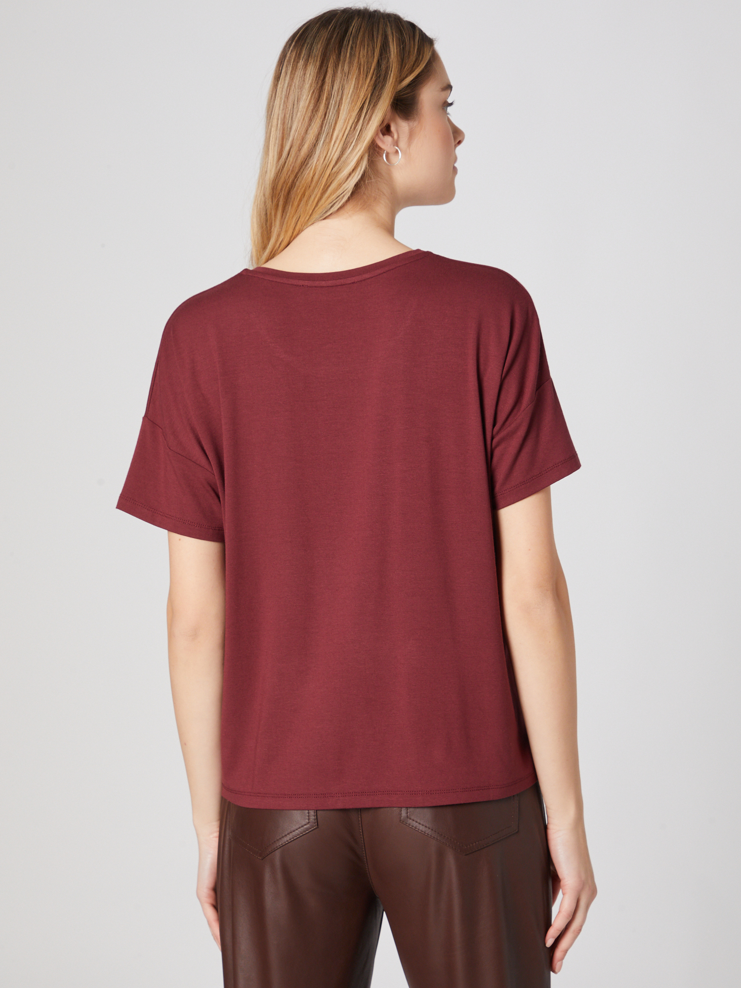 Plus size Odzież Guido Maria Kretschmer Collection Koszulka Vicky w kolorze Rdzawobrązowym 