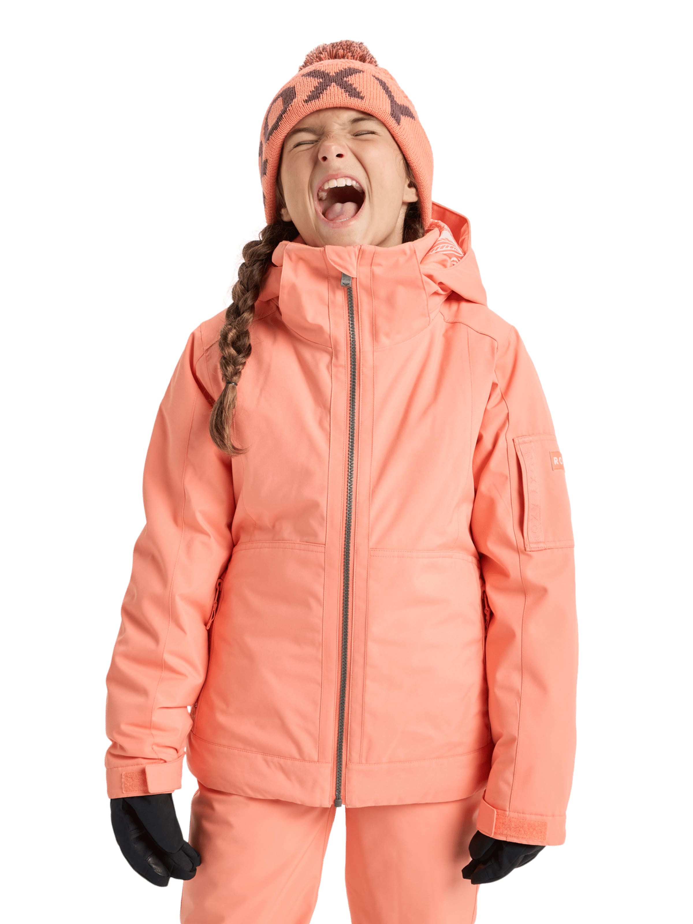 ROXY Athletic Jacket 'Meade' in Orange: front
