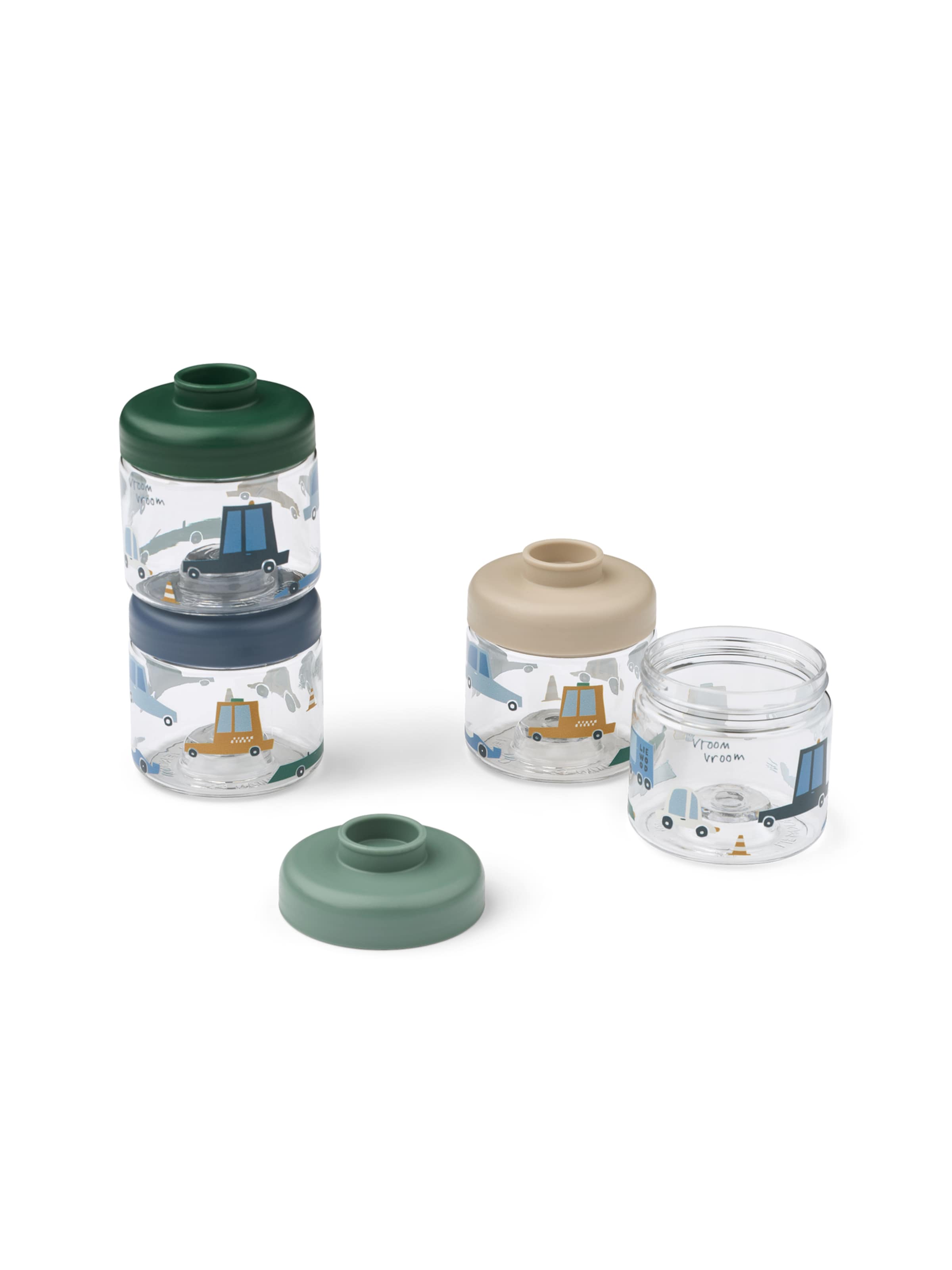 Contenitore 'Dominique 100ml' di Liewood in blu: frontale