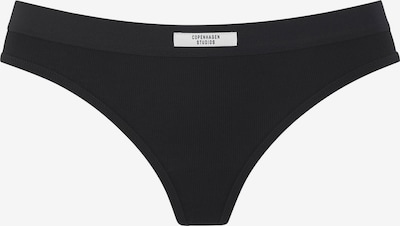 Copenhagen Studios Tanga gaćice veličine XS u siva melange / crna, Pregled proizvoda